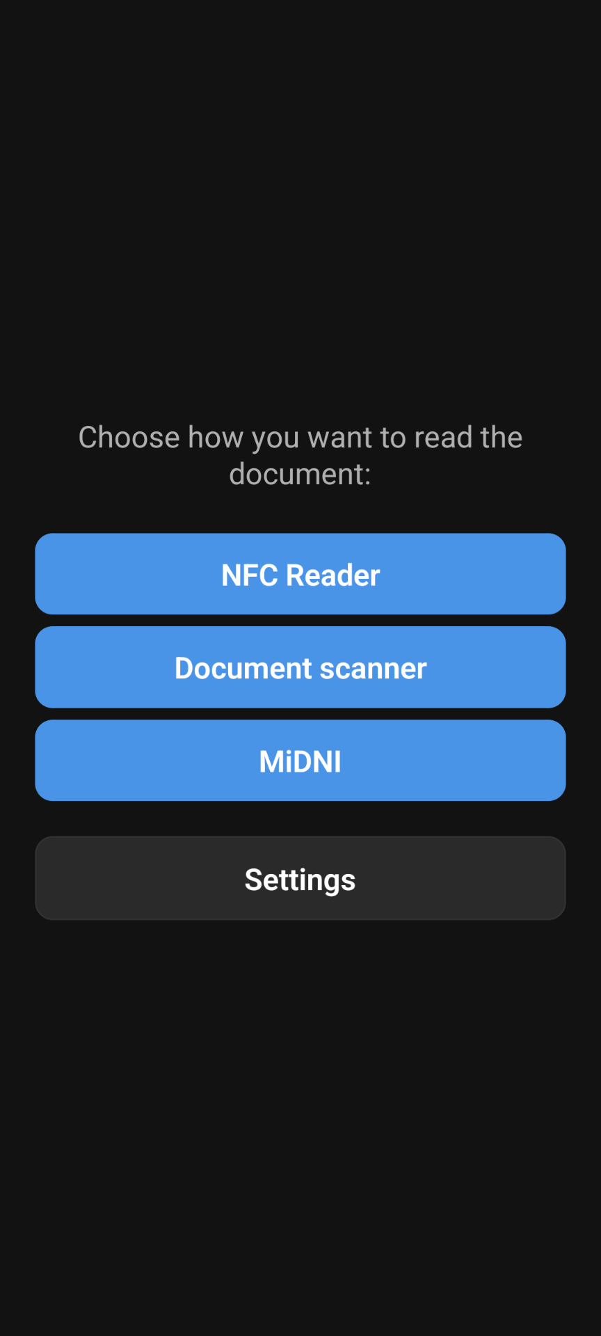 DocuGuest Home Screen